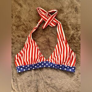 Patriotic bikini top